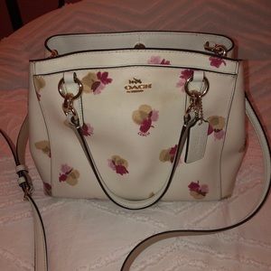 Coach floral handbag